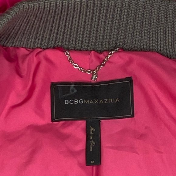 Hot Barbie pink BCBG puffer jacket/coat. - Picture 5 of 13